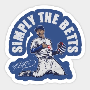 Mookie Betts Simple The Betts Sticker